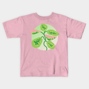 Leafy plant illustration Kids T-Shirt